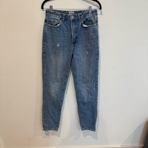 BDG Urban Outfitters Classic Blue Denim Mom High Rise Jeans Womens 27 Relaxed
